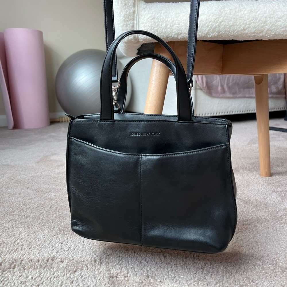 Black Leather Handbag
